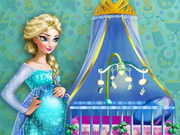 Pregnant Elsa Baby Room Deco