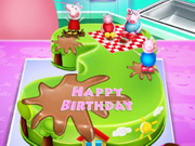 Peppa Pig Birthday Cake Cooking