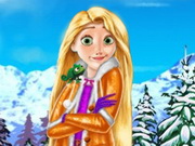 Rapunzel And Snow White Winter Dress Up