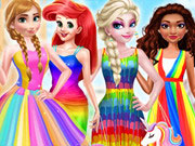 Princess Rainbow Style Fashion