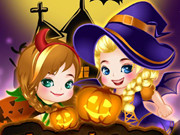 Elsa And Anna Halloween Story