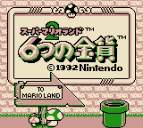 Super Mario Land 2 - 6-tsu no Kinka (Japan) (Rev A)