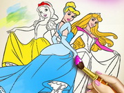 Princess Coloring Book I