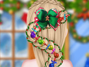 Frozen Sister Christmas Hairstyle Design