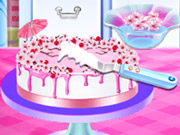 Cherry Blossom Cake Cooking