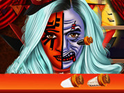 Kylie Jenner Halloween Face Art