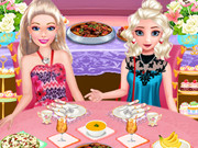 Elsa And Barbie Buffet Date