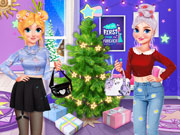 Neon Vs E Girl Xmas Tree Deco