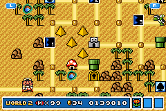 Super Mario Advance 4: Super Mario Bros. 3 (USA)(GBP/SNES Palette Hack)