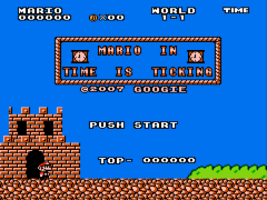 Super Mario Bros. (World) [Hack by Googie v1.0] (~Mario in Time is Ticking)