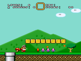 Super Mario World (USA) [Hack by Golden Yoshi v1.0] (~SMW2+3 - The Essence Star)
