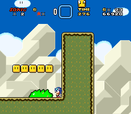 Sonic in SMW