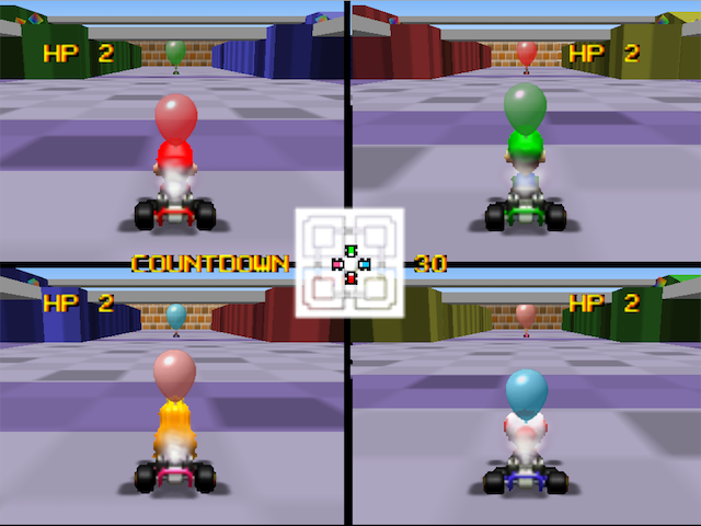 Mario Kart 64 Hot Potato Battle