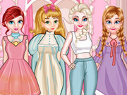 Princess Paper Doll Style Dress Up