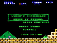 Super Mario Bros. (World) [Hack by Googie v1.0] (~Luigi's Chronicles - Game B)
