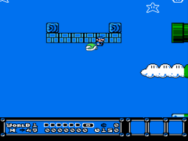 Super Mario Bros. 3 (USA) [Hack by Lags v1.0] (~Blue Mario Bros. 3)