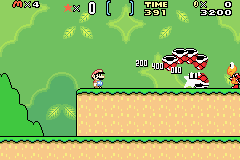 Super Mario World - Super Mario Advance 2 (U)(Mode7)