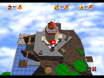 Tiny Huge Mario 64 by Kaze Emanuar