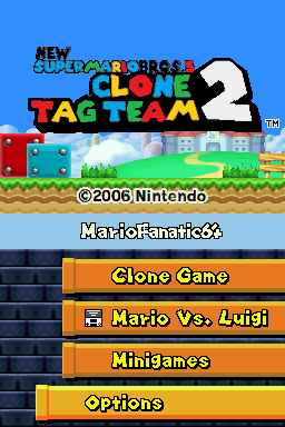 New Super Mario Bros. 5: Clone Tag Team 2