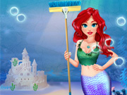 Mermaid Underwater Sand Castle Deco