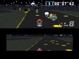 Super Mario Kart (USA) [Hack by d4s v1.1] (~Mario Kart R)