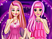 Rapunzel And Anna Pink Style