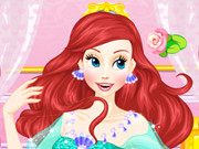 Ariel Wedding Hairstyle And Dress