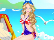 Barbie Colorful Swimsuits Dress Up