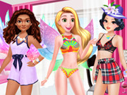 Disney Princesses Underwear Party