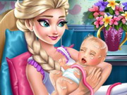 Frozen Elsa Birth Caring