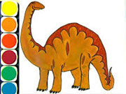 Dino Coloring Game