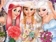 Bride And Bridesmaids Dress Up