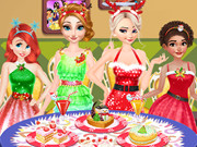 Disney Princesses Christmas Dinner