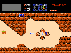 Legend of Zelda, The (USA) [Graphic Hack by PocketNES v1.0] (Pocket Edition)