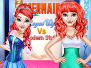 Mermaid Royal Style Vs Modern Style