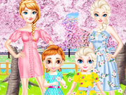 Frozen Family Flower Picnic