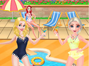 Disney Princesses Pool Party Clean