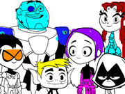 Teen Titans Go Coloring Book