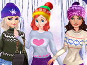 Princesses Cute Winter Sweater