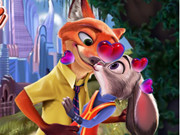 Judy And Nick Kissing