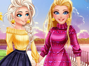 Barbie And Elsa Autumn Patterns